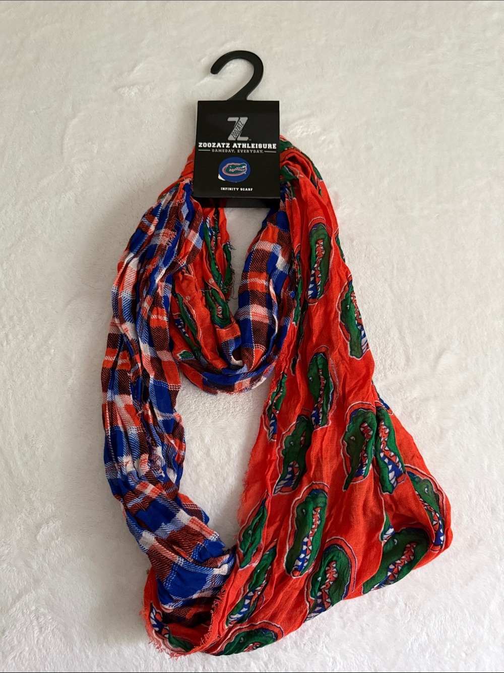 ZooZatz Orange & Blue University of Florida Gator Scarf
